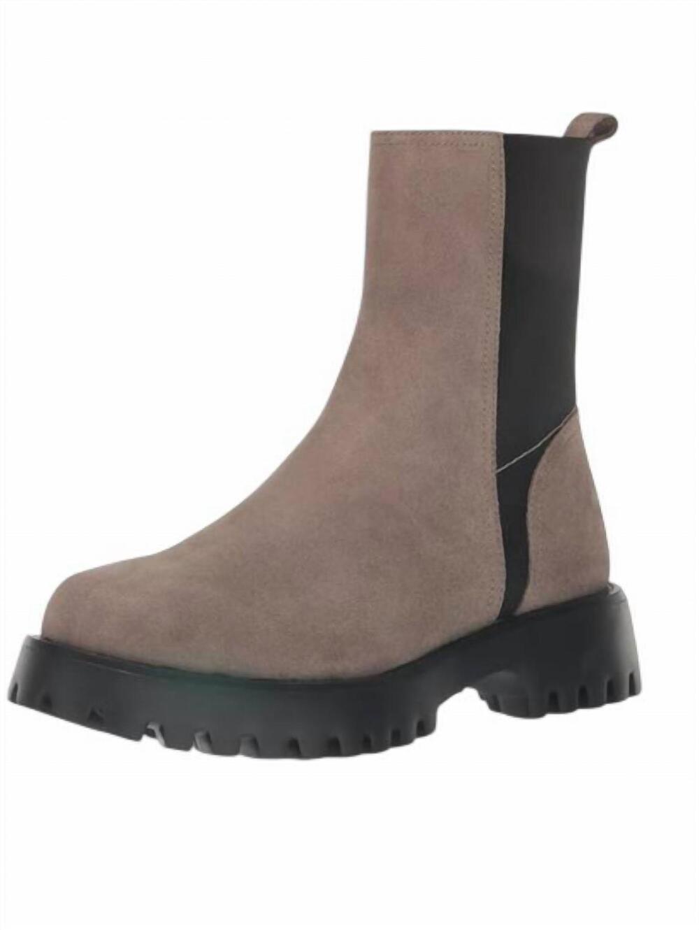 NEW VANELI women's zalika booties in taupe suede